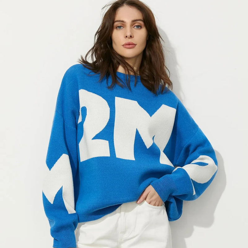 Malibu 2M Sweater - Blauw / L - Maanmode -